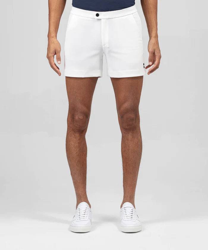 RON DORFF TENNIS SHORTS - OFF WHITE