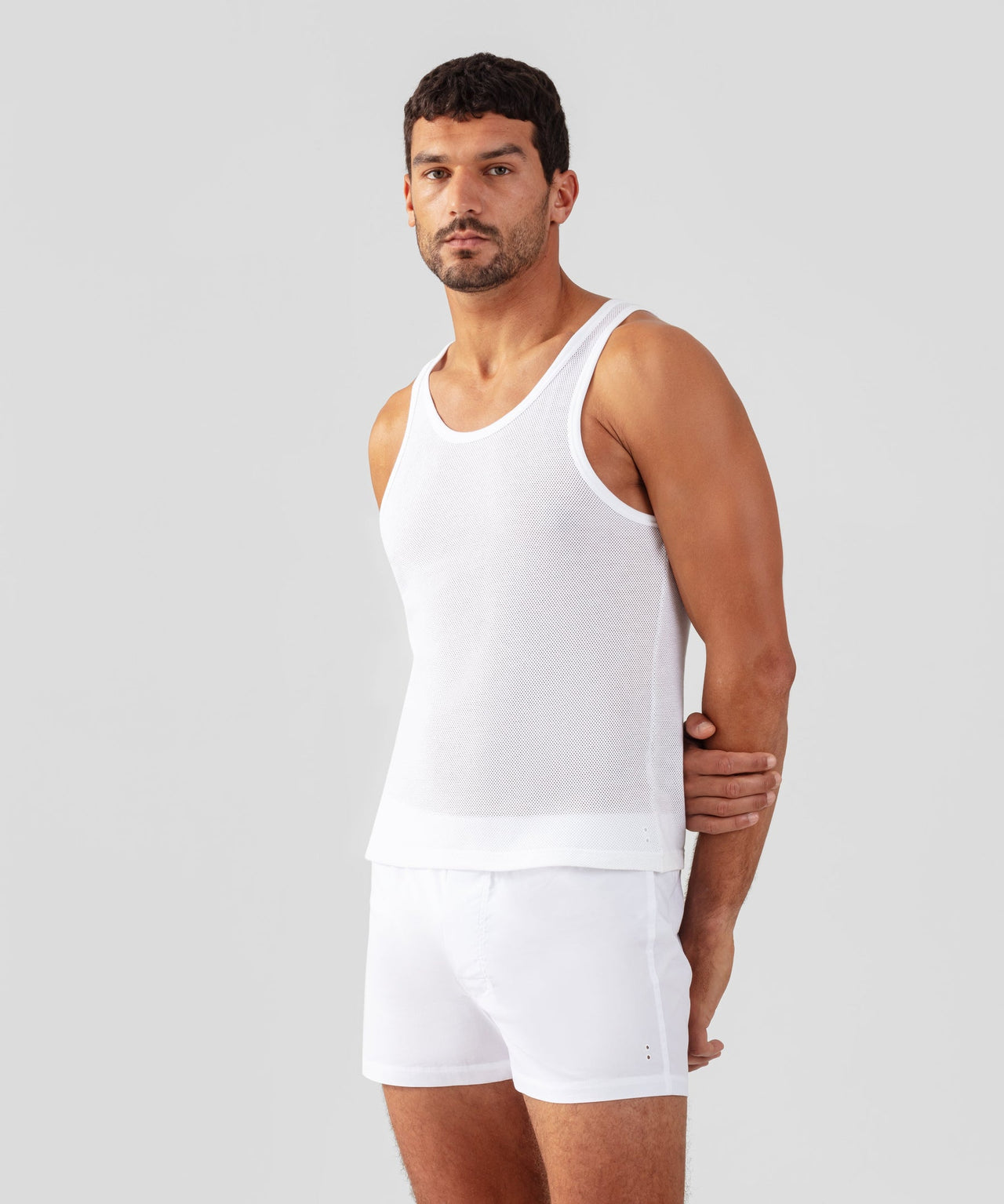 RON DORFF COTTON MESH TANK TOP - 2 COLORS