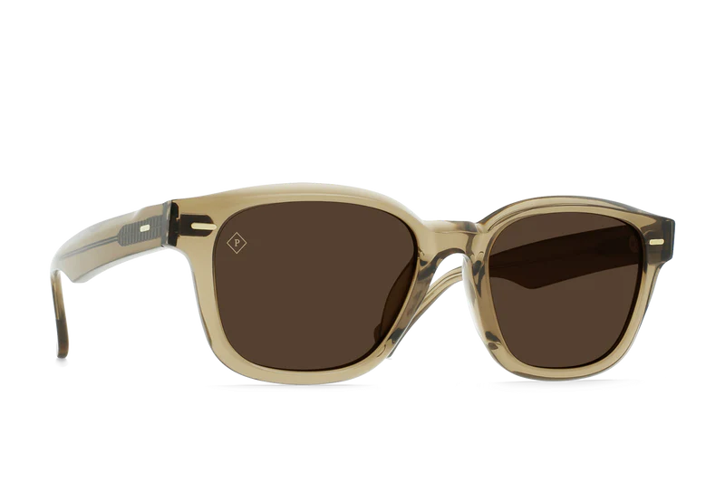 RAEN CARBY SUNGLASSES - GHOST/VIBRANT BROWN