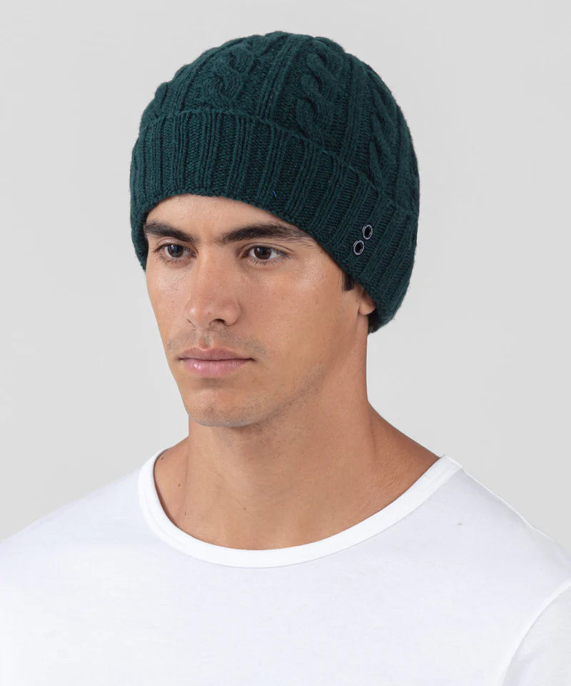 RON DORFF CASHMERE WOOL TELEMARK BEANIE - 2 COLORS