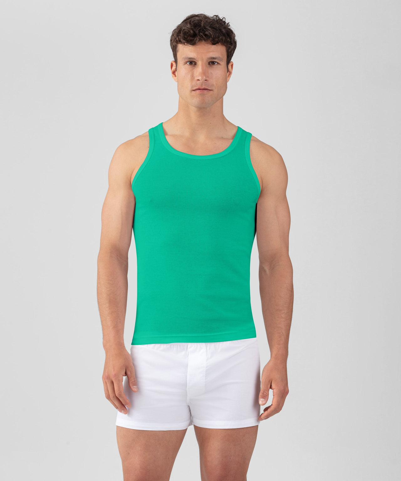 RON DORFF RIBBED TANK TOP - 2 COLORS