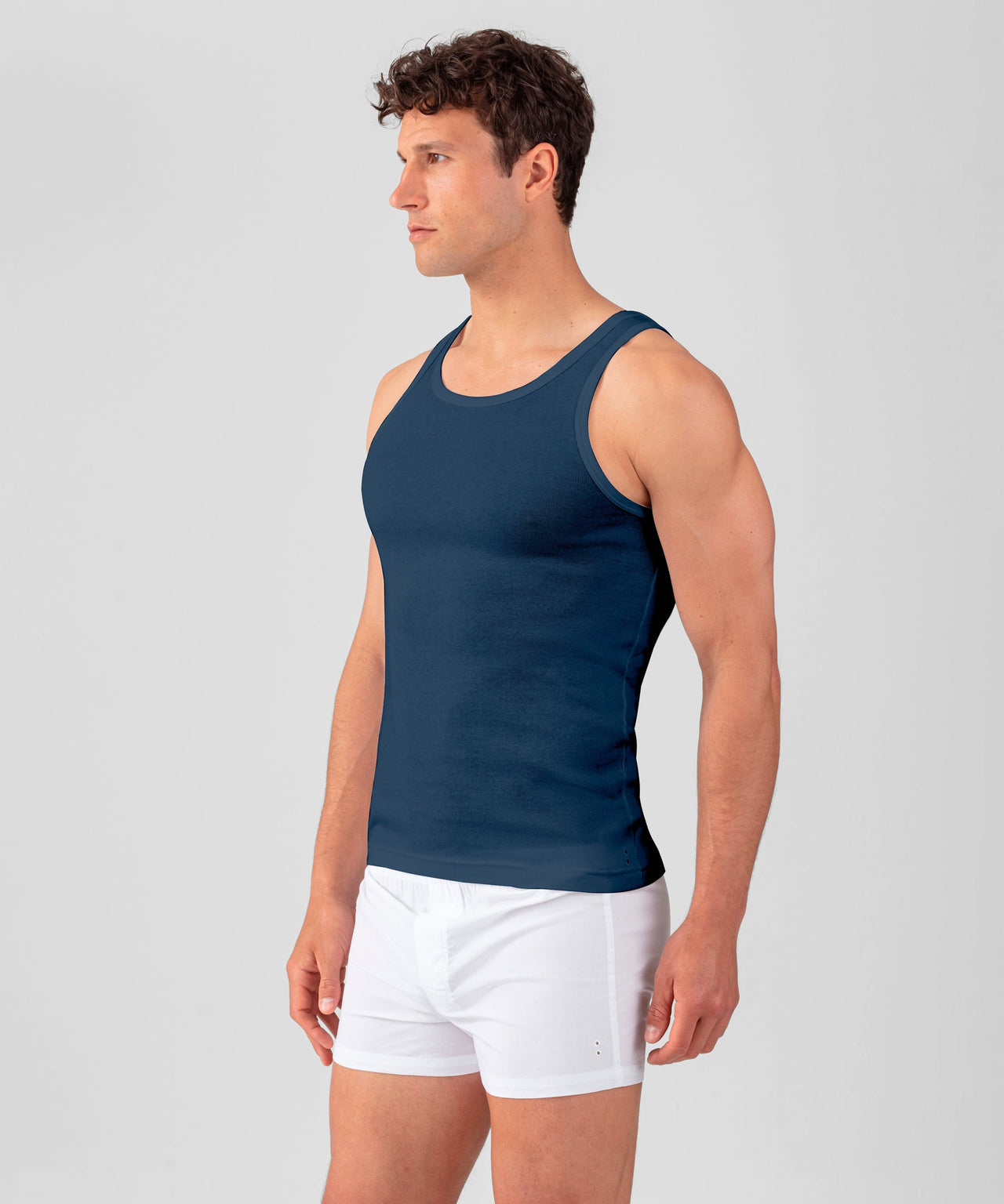 RON DORFF RIBBED TANK TOP - 2 COLORS