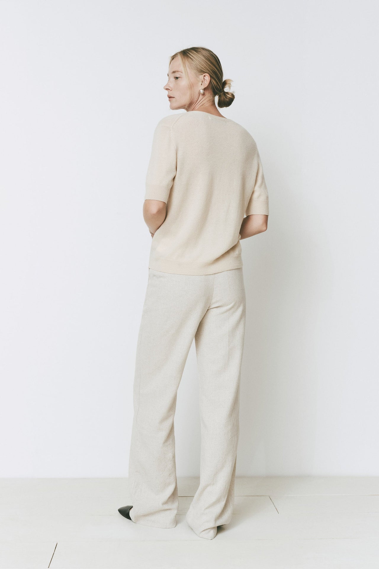 RUE SOPHIE CAMILLA LINEN PANT - WHEAT