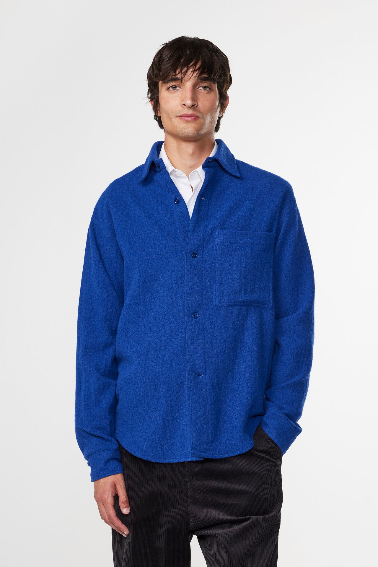 NN07 ADWIN 5366 WOOL BLEND OVERSHIRT - 2 COLORS