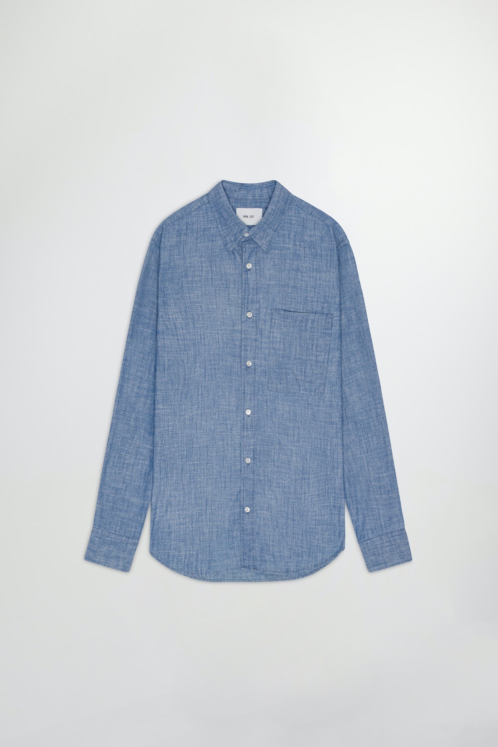 NN07 COHEN 5739 CHAMBRAY SHIRT - LIGHT INDIGO