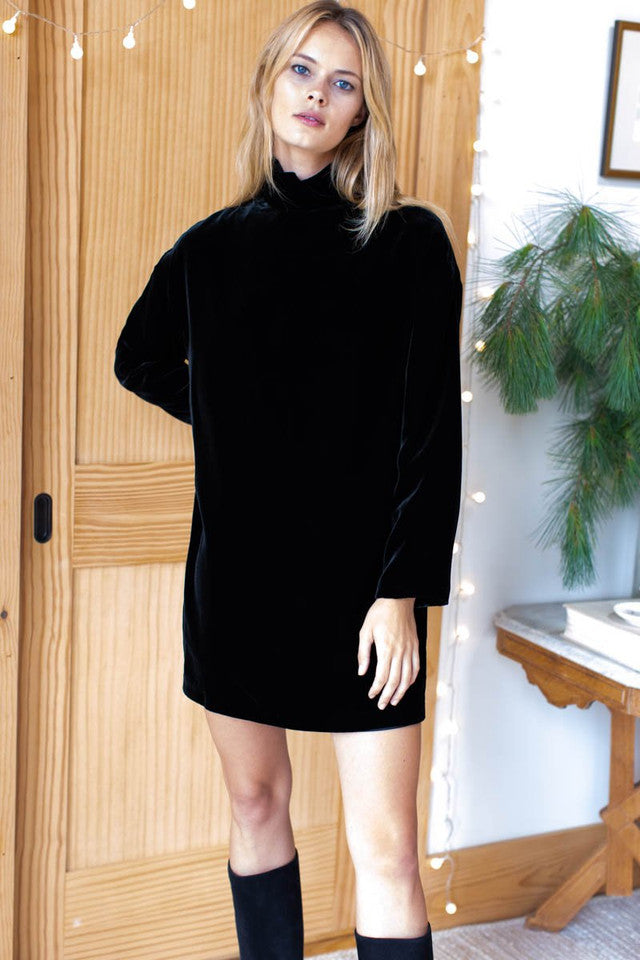 EMERSON FRY EDIE TURTLENECK DRESS - 3 COLORS