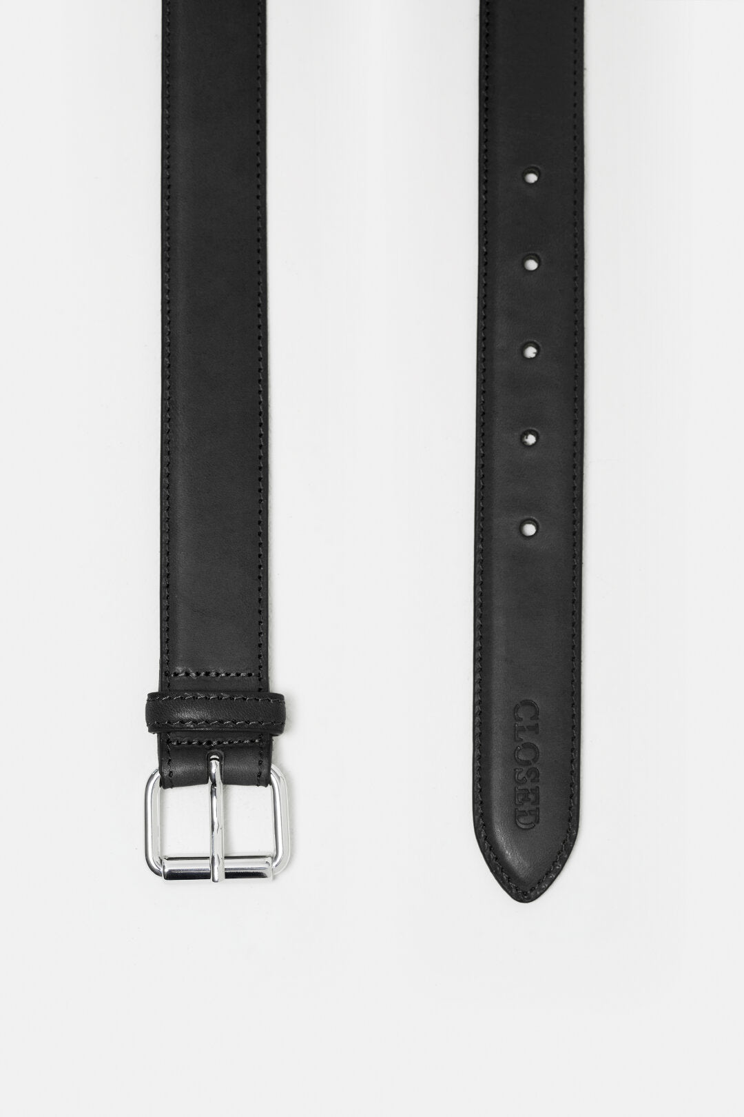 CLOSED MENS BELT - BLACK