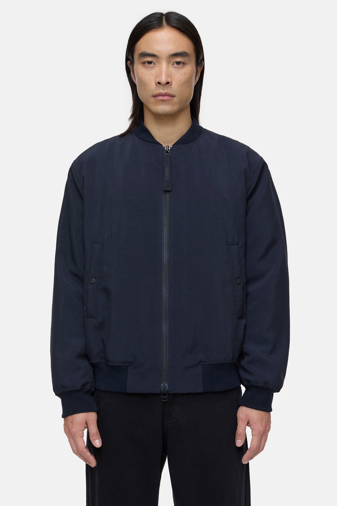 CLOSED MENS BOMBER JACKET- DARK NIGHT