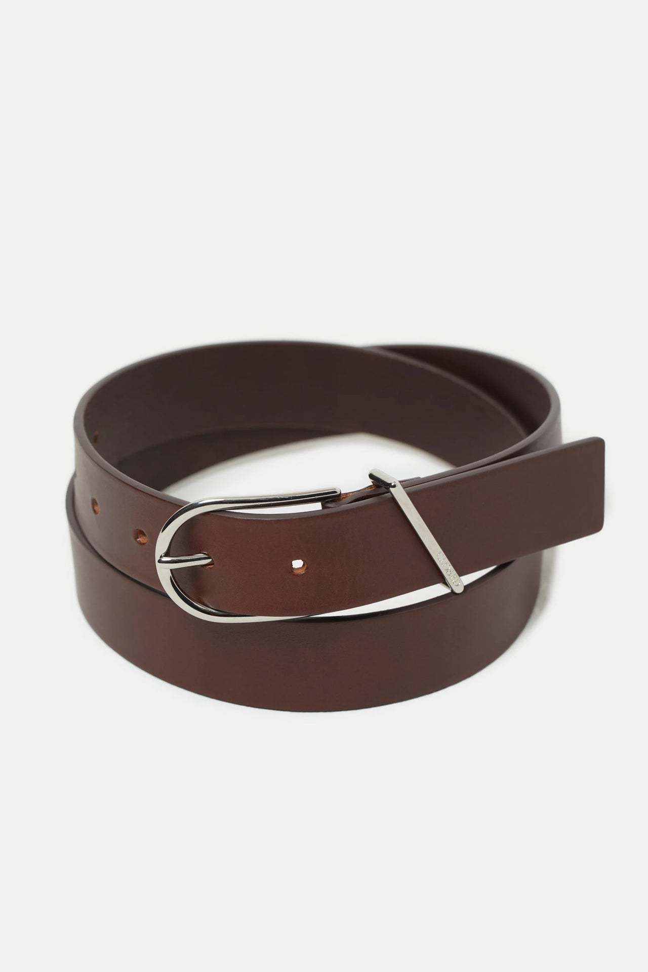 CLOSED WOMENS LEATHER BELT - BRAZIL NUT