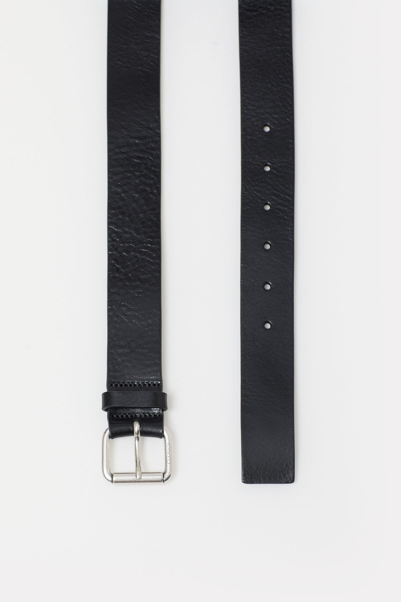 CLOSED WOMENS LEATHER BELT - BLACK