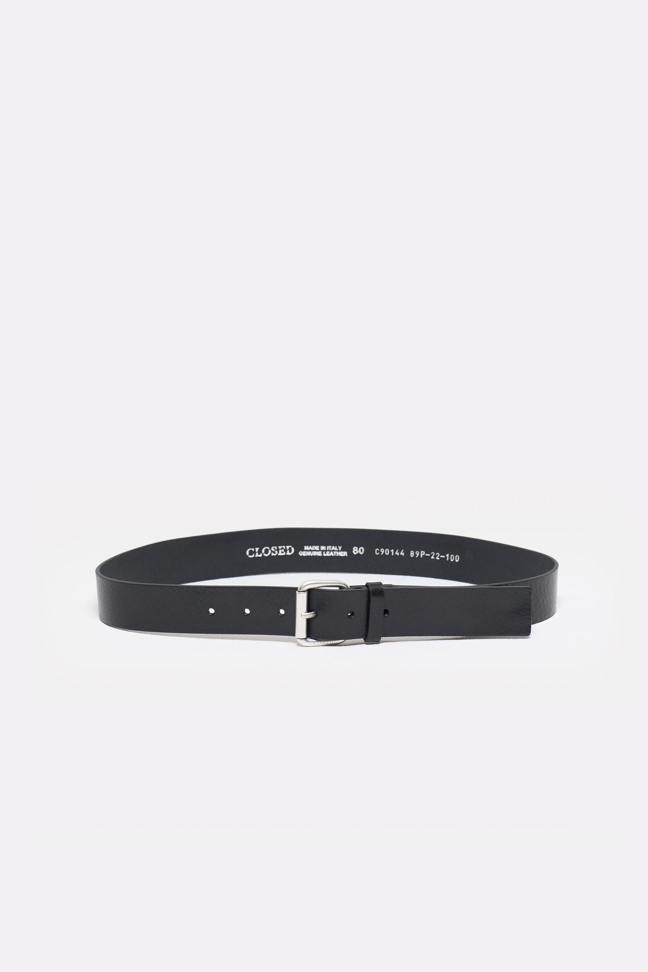 CLOSED WOMENS LEATHER BELT - BLACK