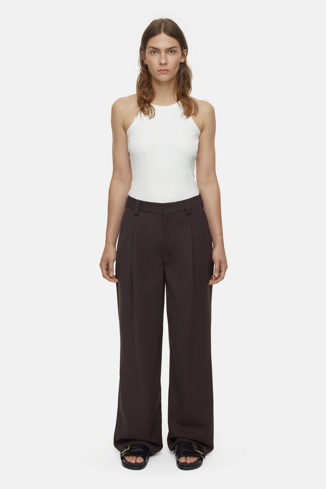 CLOSED WOMENS BROOKS PANTS - MOCHA