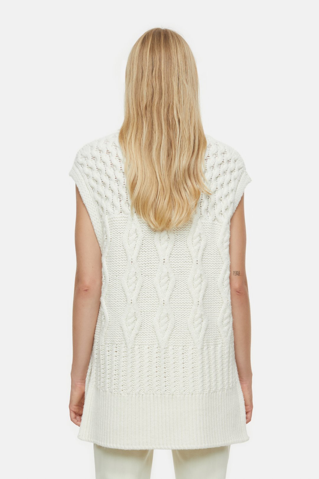 CLOSED WOMENS SLEEVELESS KNIT - VANILLA CREAM