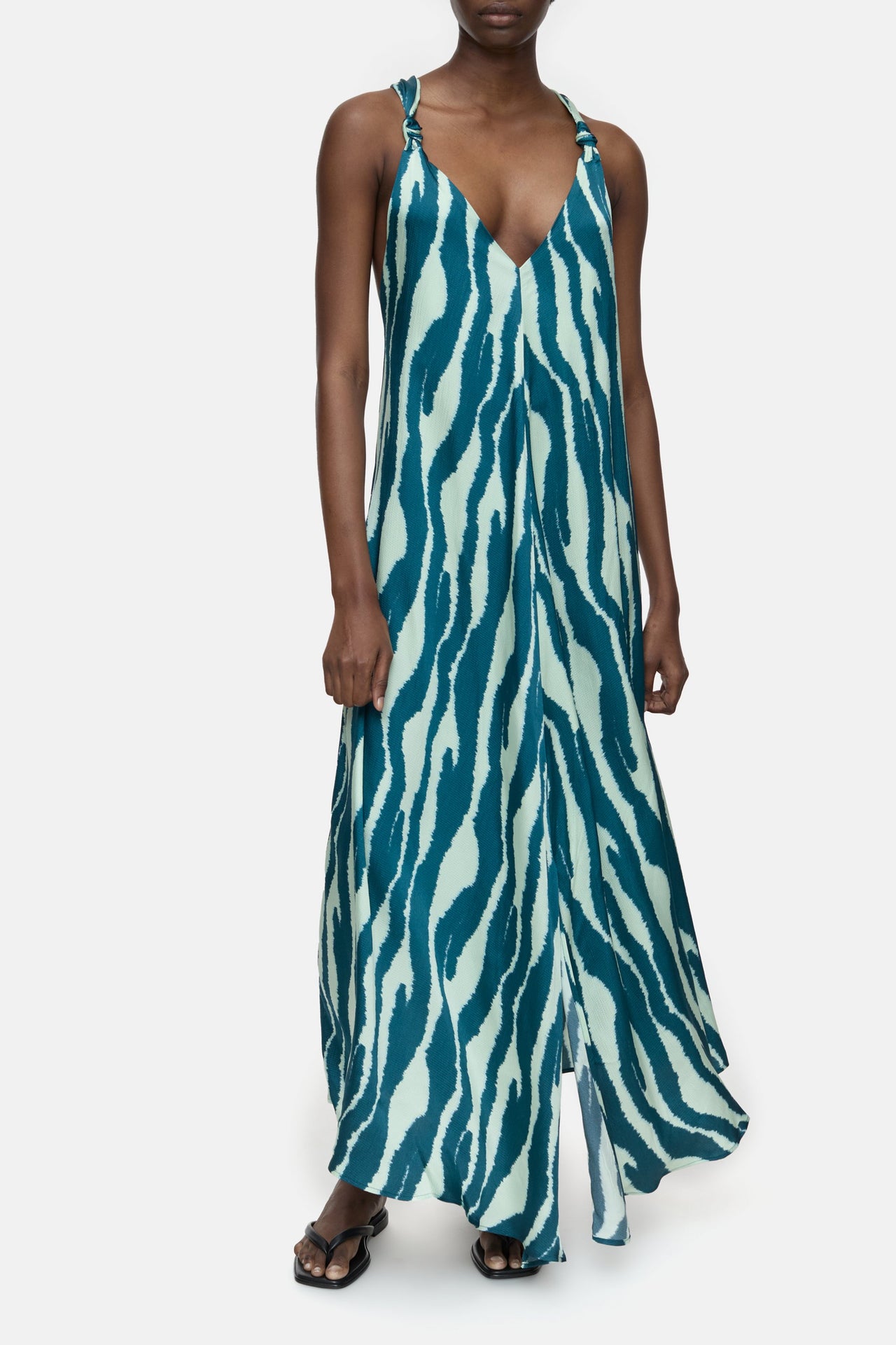 CLOSED WOMENS MAXI DRESS WITH PRINT - MIDNIGHT LAKE