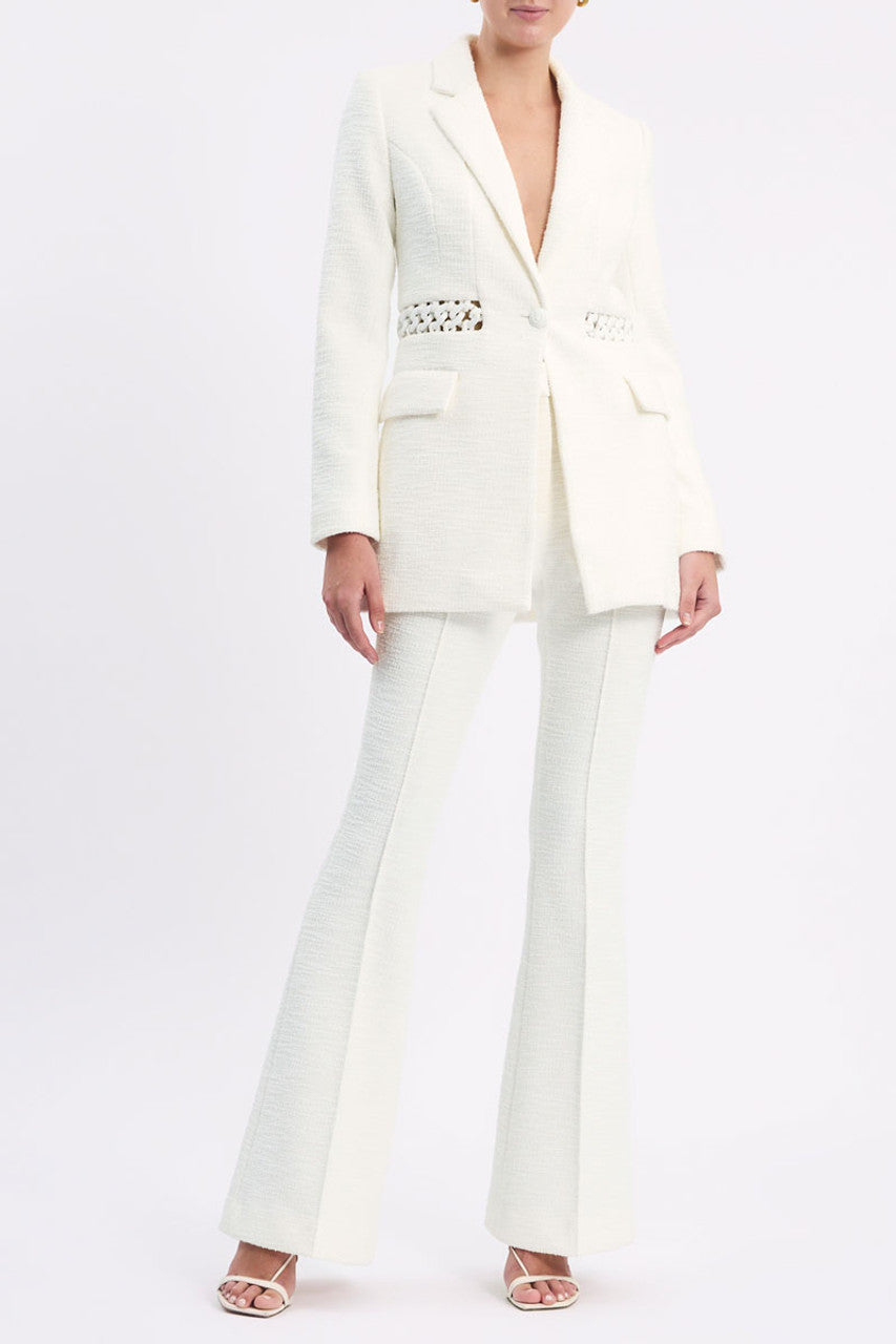 REBECCA VALLANCE CLAIRE BLAZER - IVORY