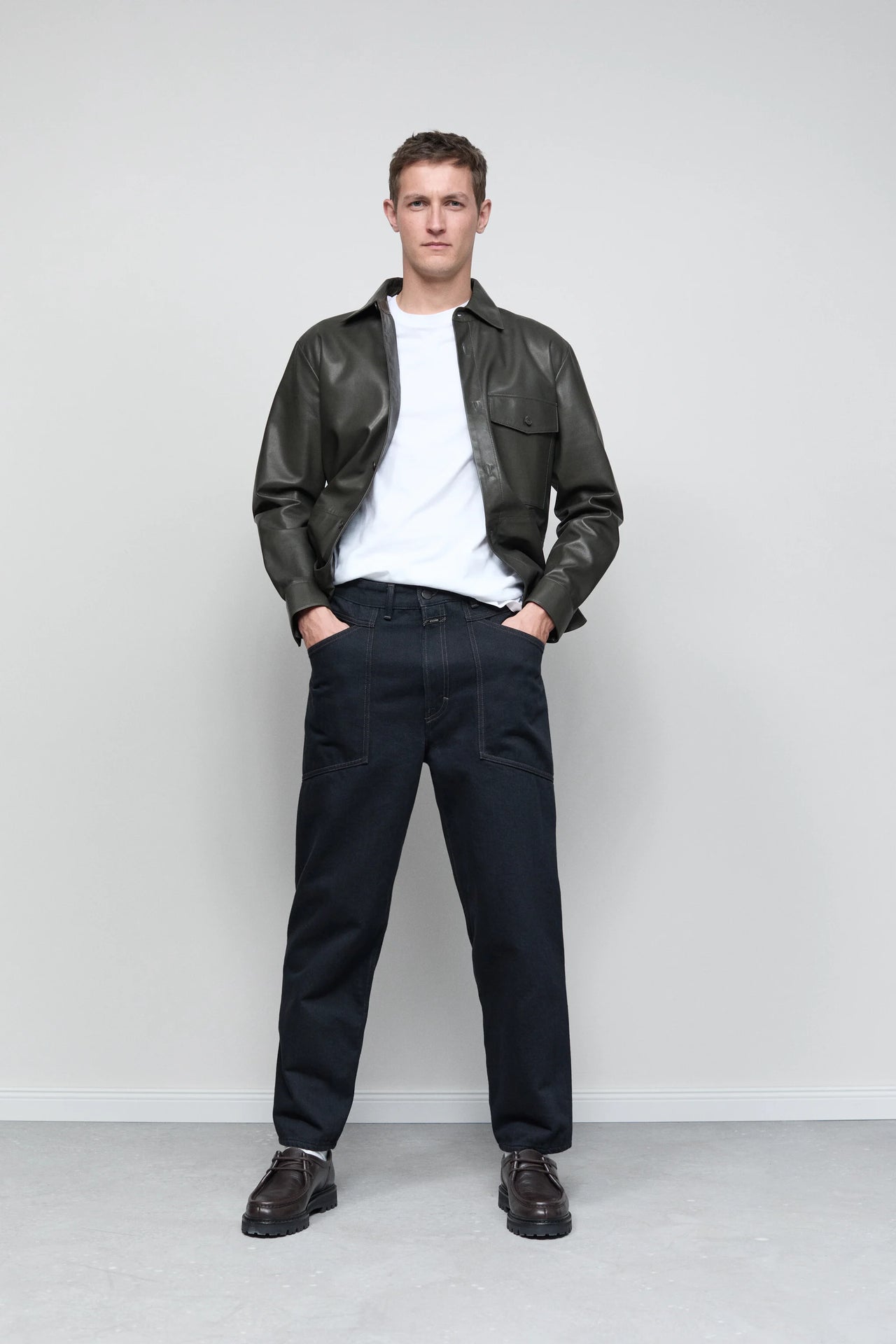 CLOSED MENS FATIGUE-X RELAXED DENIM - BLACK