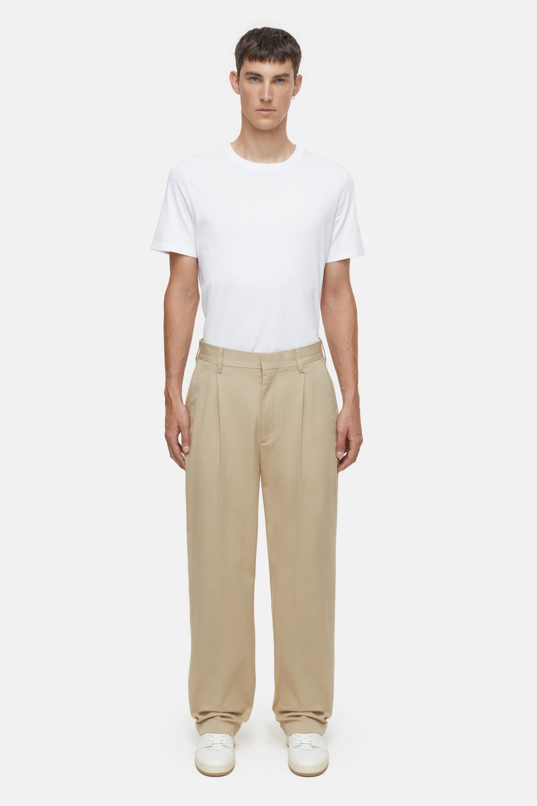 CLOSED MENS PANTS BLOMBERG WIDE- URBAN BEIGE