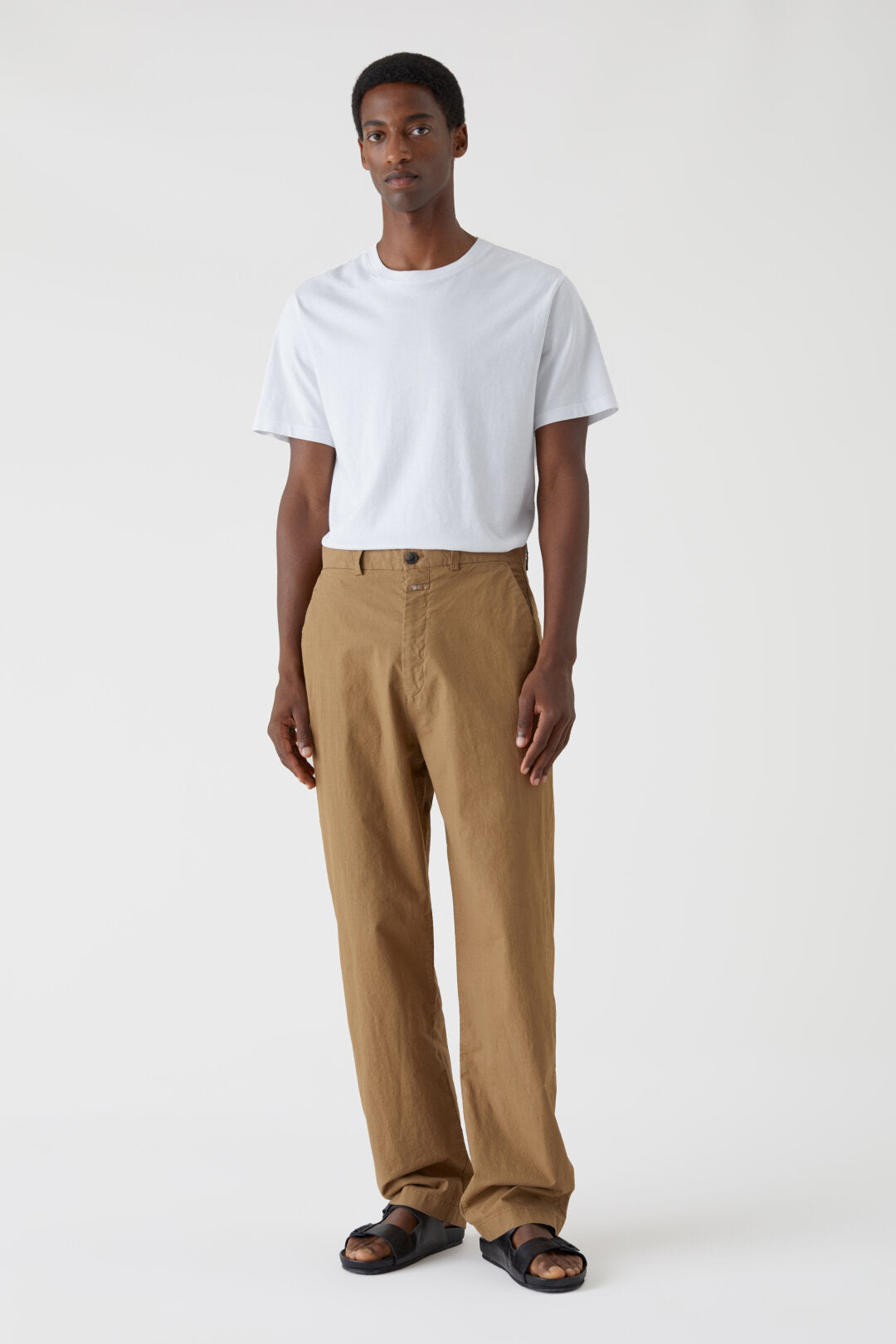 CLOSED MENS LIVINGTON WIDE PANTS - NUTMEG