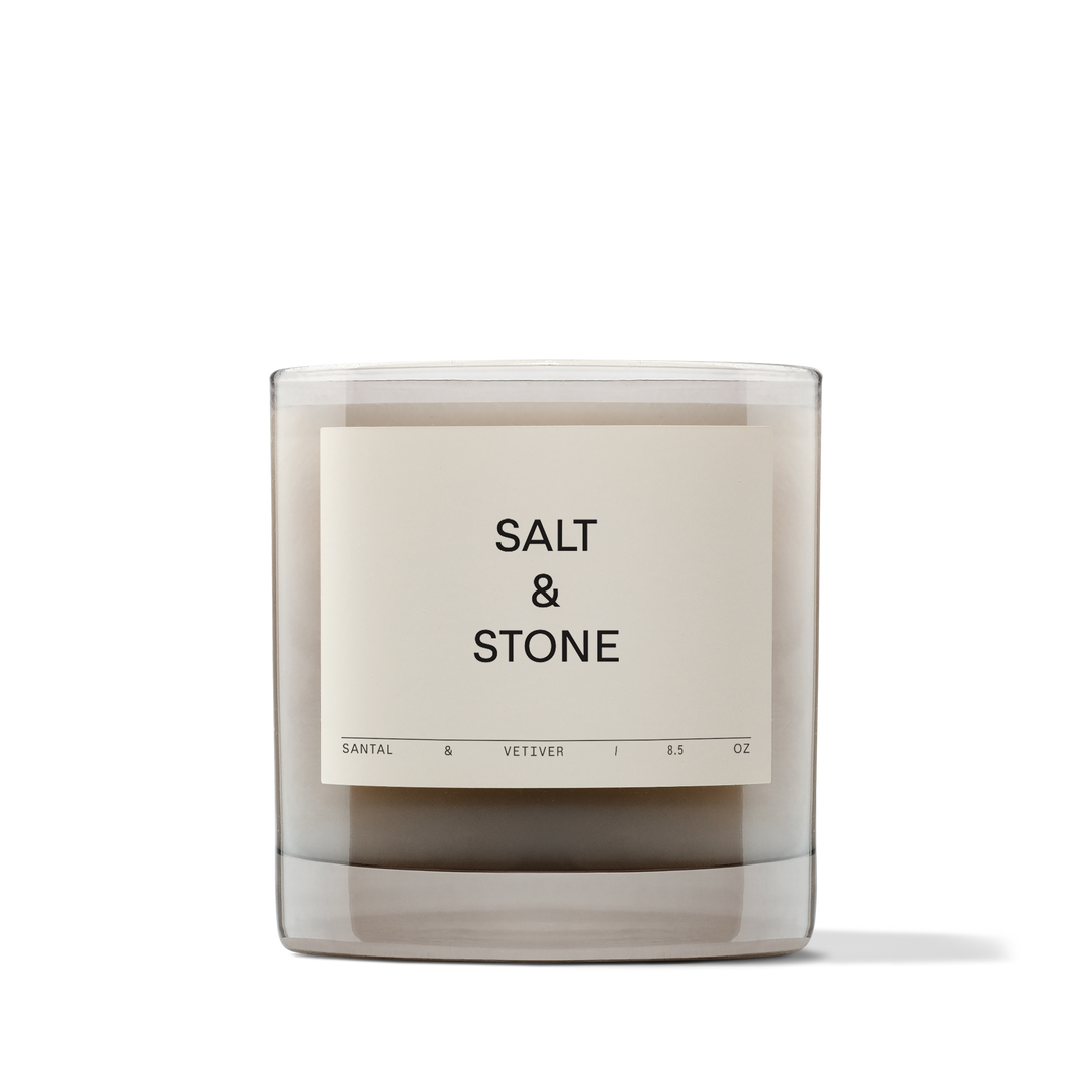 SALT AND STONE CANDLE - SANTAL & VETIVER