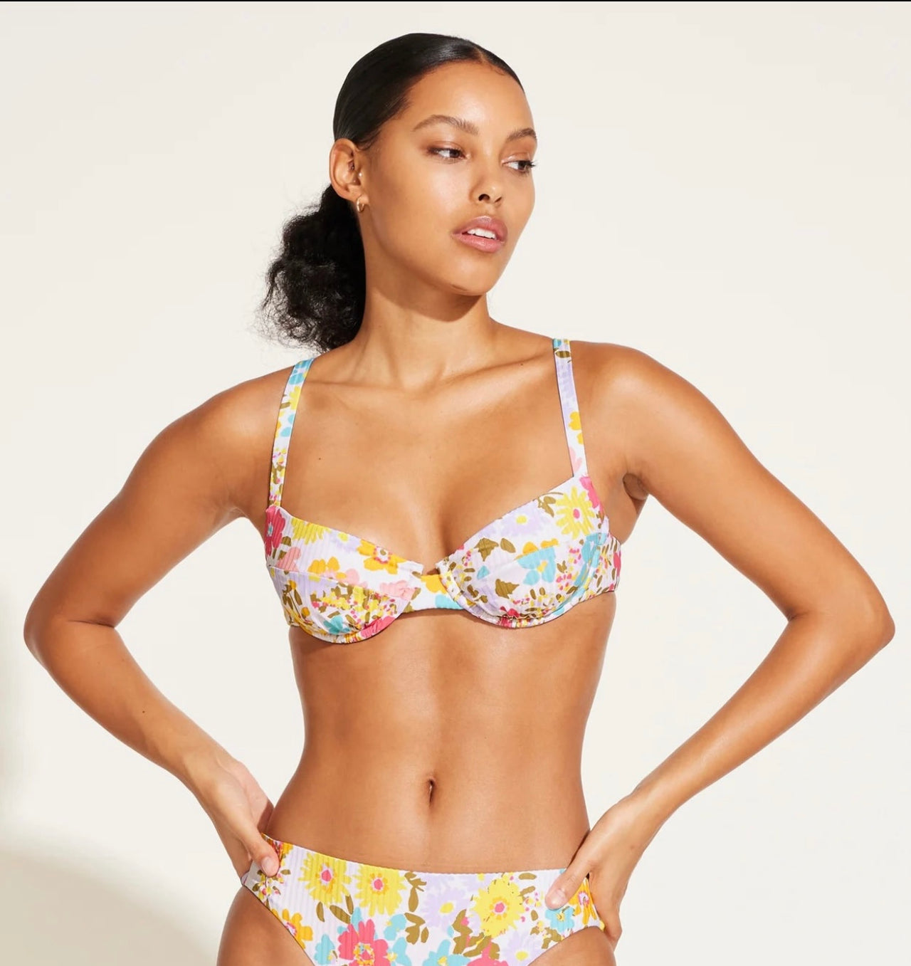 VITAMIN A GOLDIE UNDERWIRE TOP - WILDFLOWER