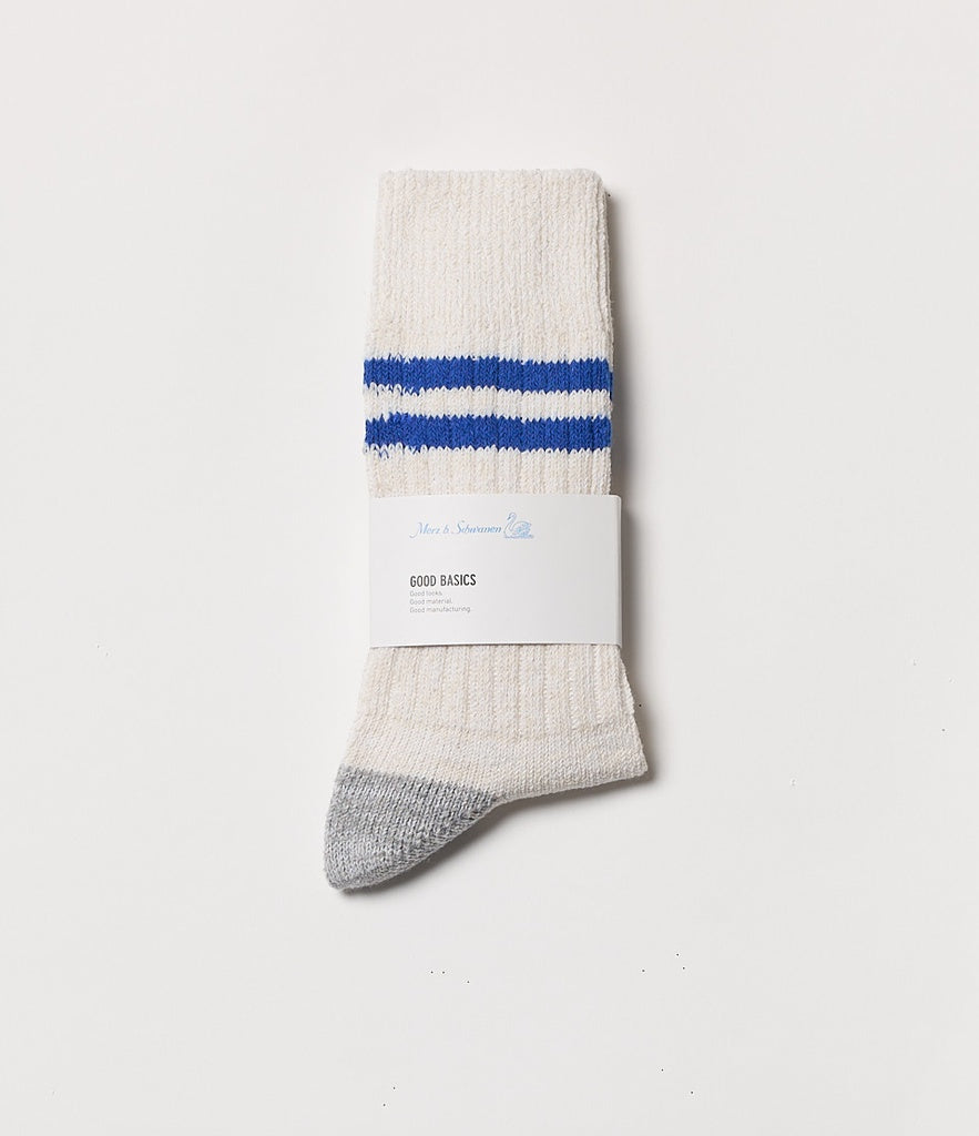 MERZ B. SCHWANEN RECYCLED COTTON SOCKS - 3 COLORS