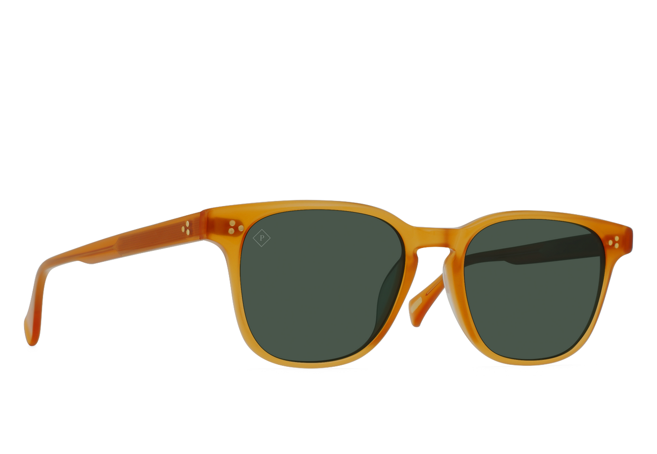 RAEN ALVEZ SUNGLASSES - HONEY/GREEN POLARIZED