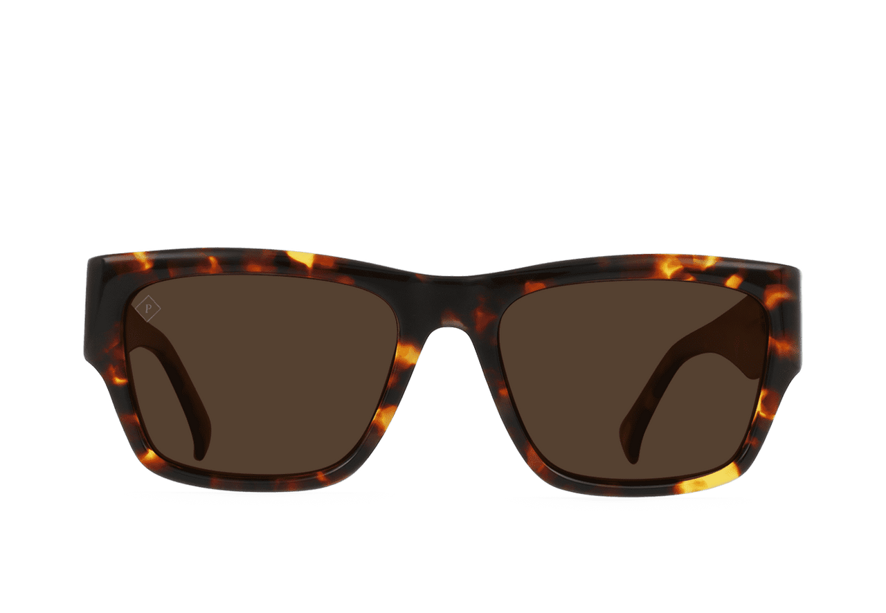 RAEN RUFIO SQUARE SUNGLASSES - SCOUT TORTOISE/ VIBRANT BROWN POLARIZED