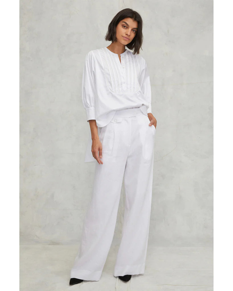 MARISSA WEBB SOLEA LINEN WIDE LEG TROUSER- 2 COLORS