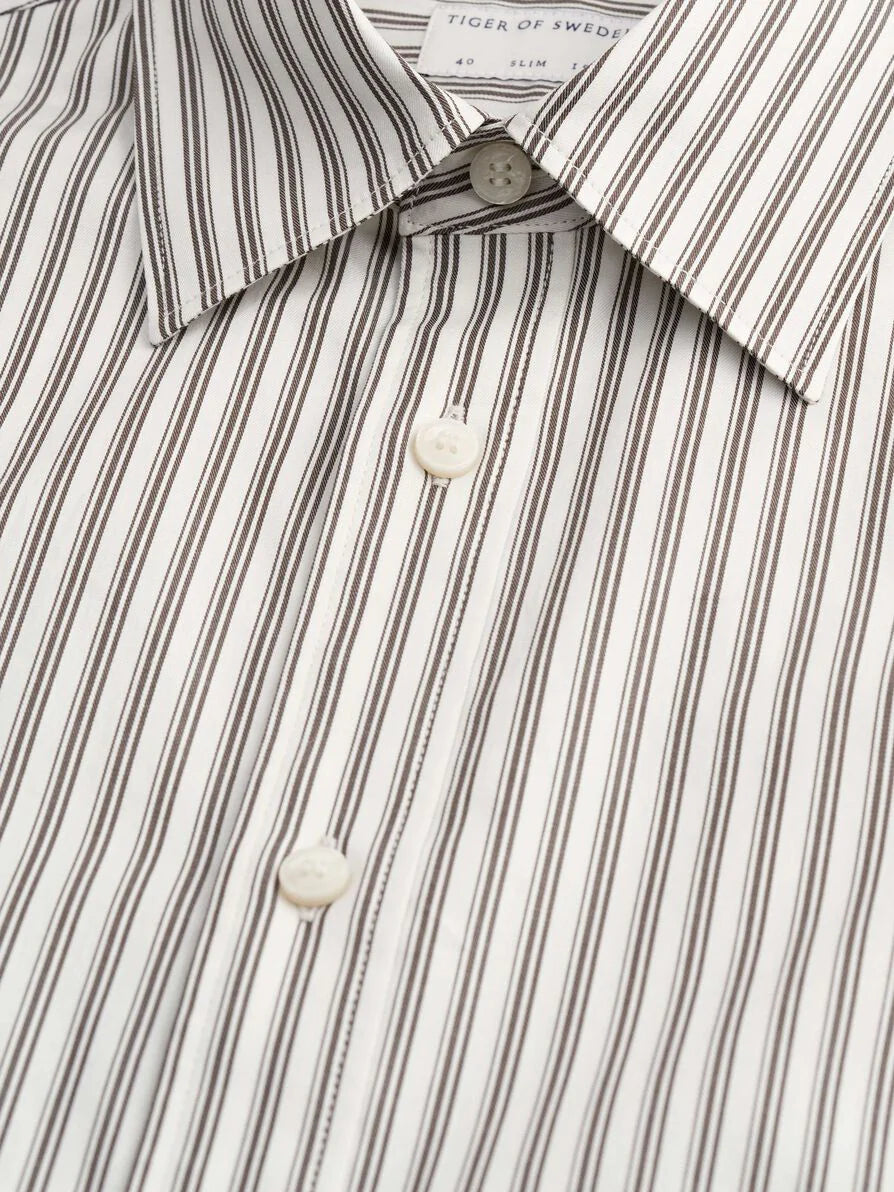 TIGER OF SWEDEN LOWAN SHIRT - WINTER WHITE