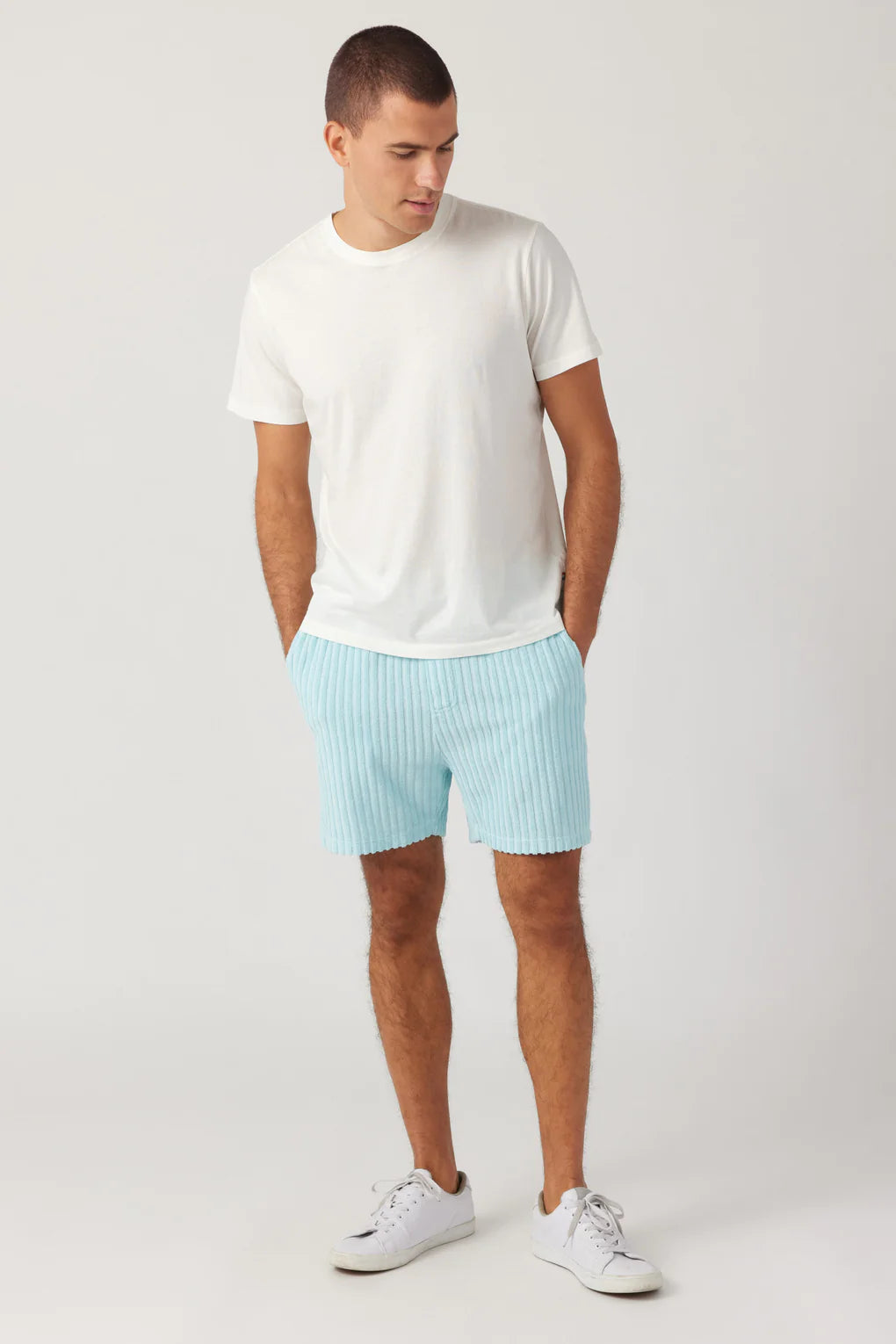 SOL ANGELES MENS RIVIERA TERRY SHORT - CAPE