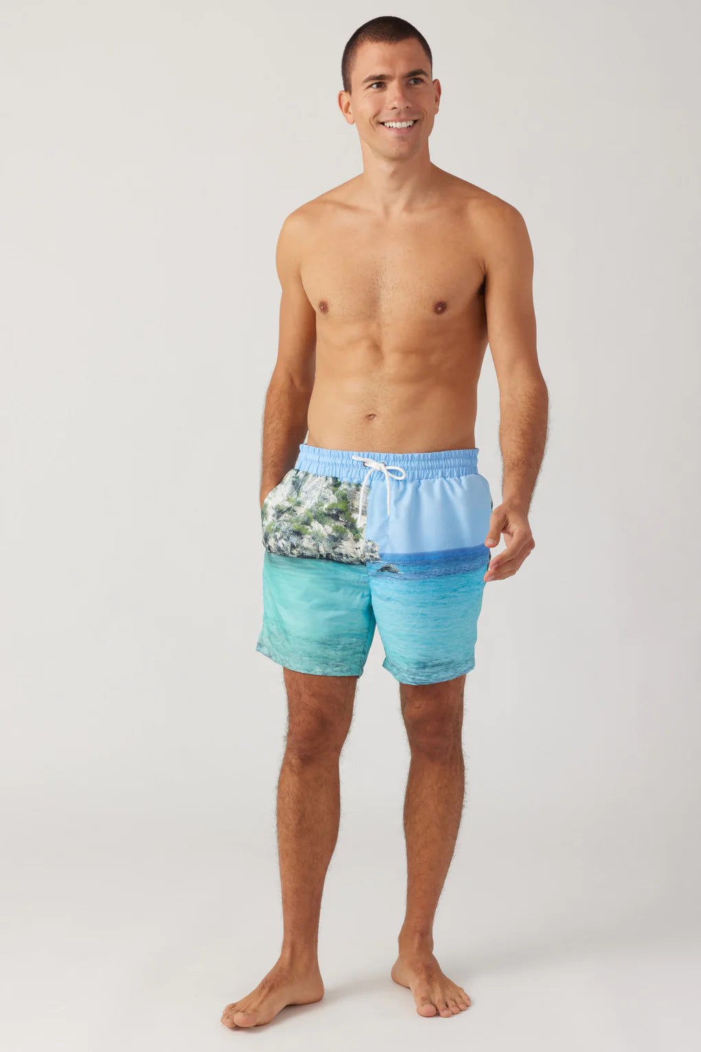 SOL ANGELES MENS AMALFI SWIM SHORT