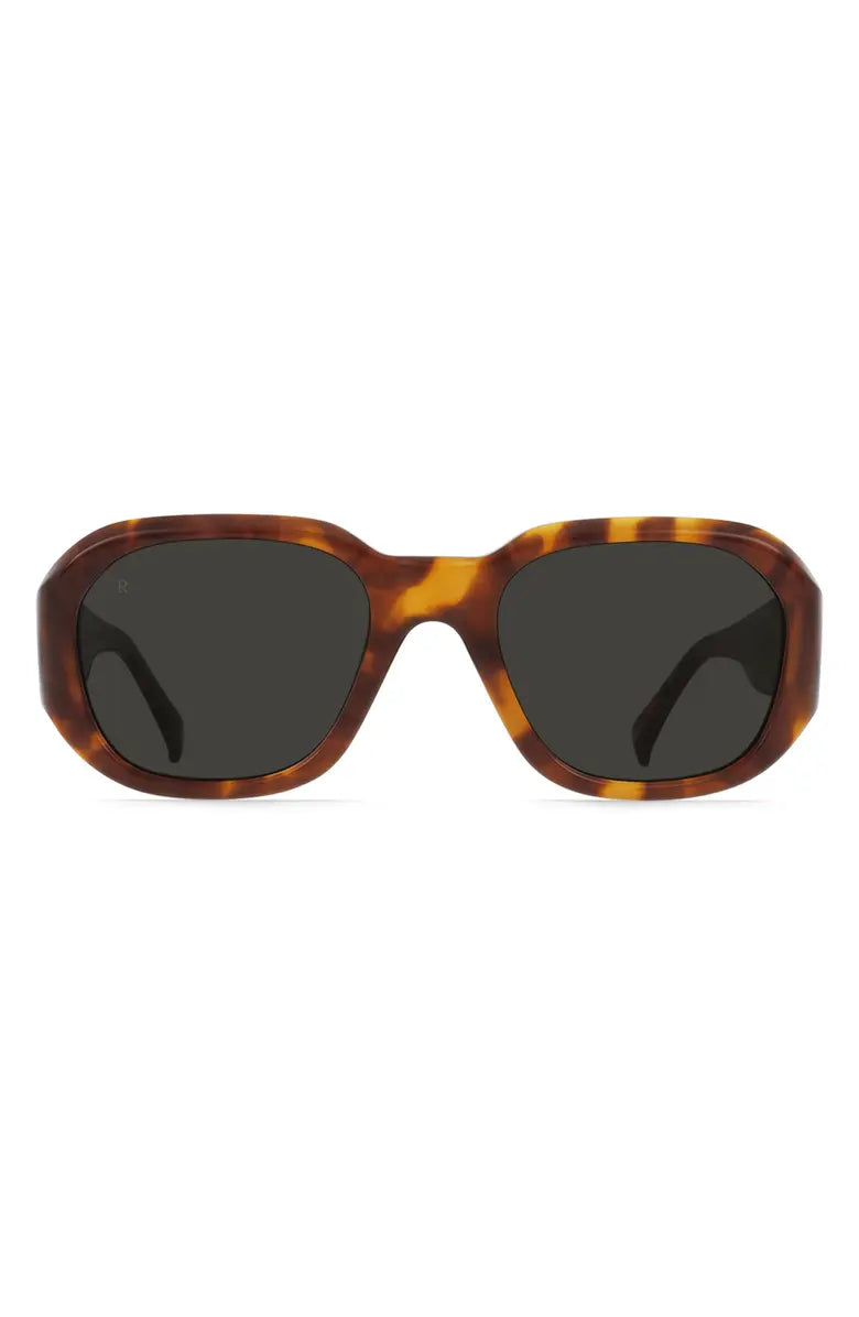 RAEN ZOUK SQUARE SUNGLASSES - OSO TORTOISE/ MONSOON