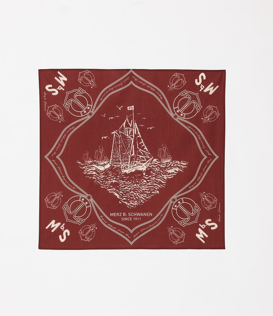 MERZ B. SCHWANEN ORGANIC COTTON BANDANA - 3 COLORS