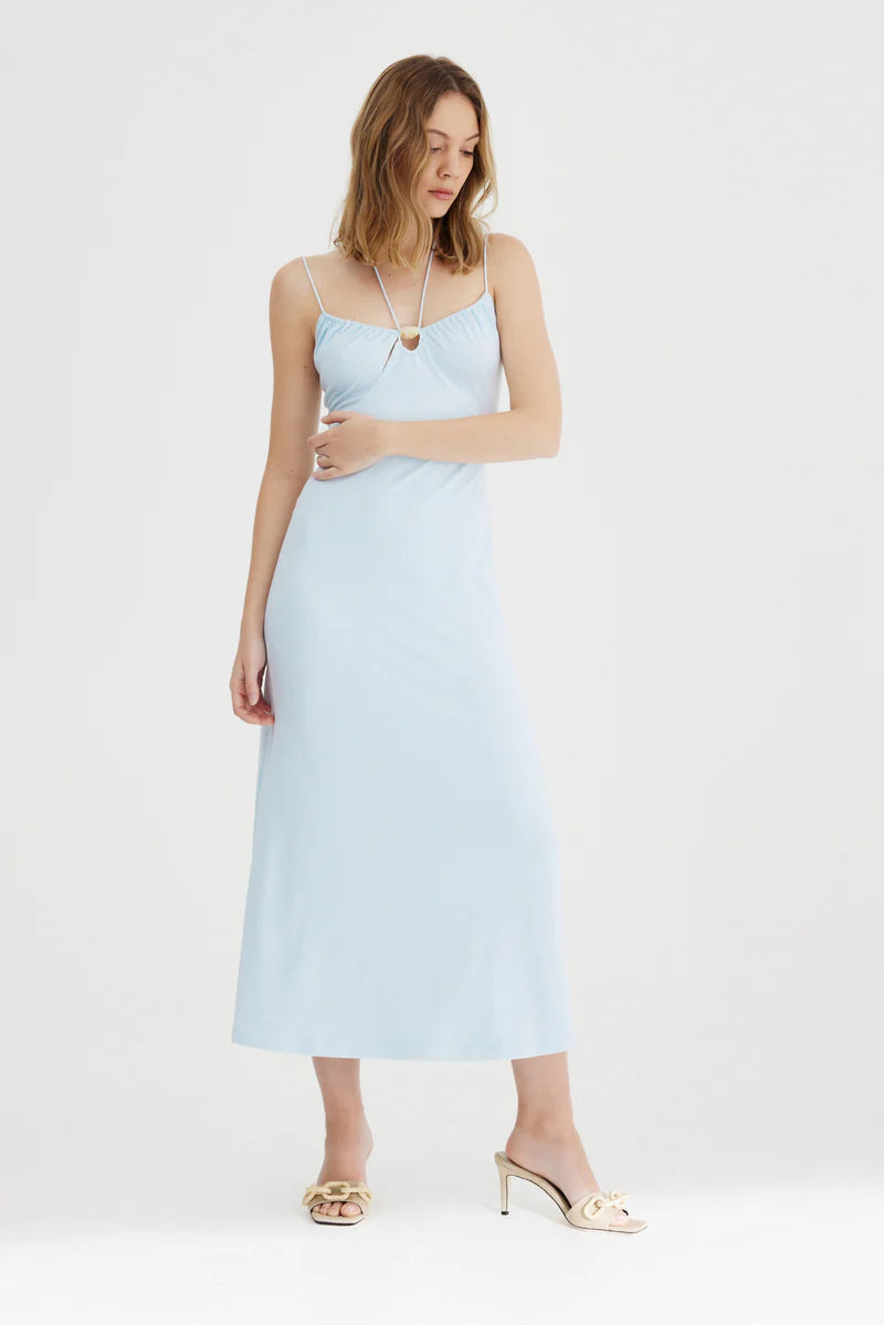 SIGNIFICANT OTHER ALMA MIDI DRESS - SKY