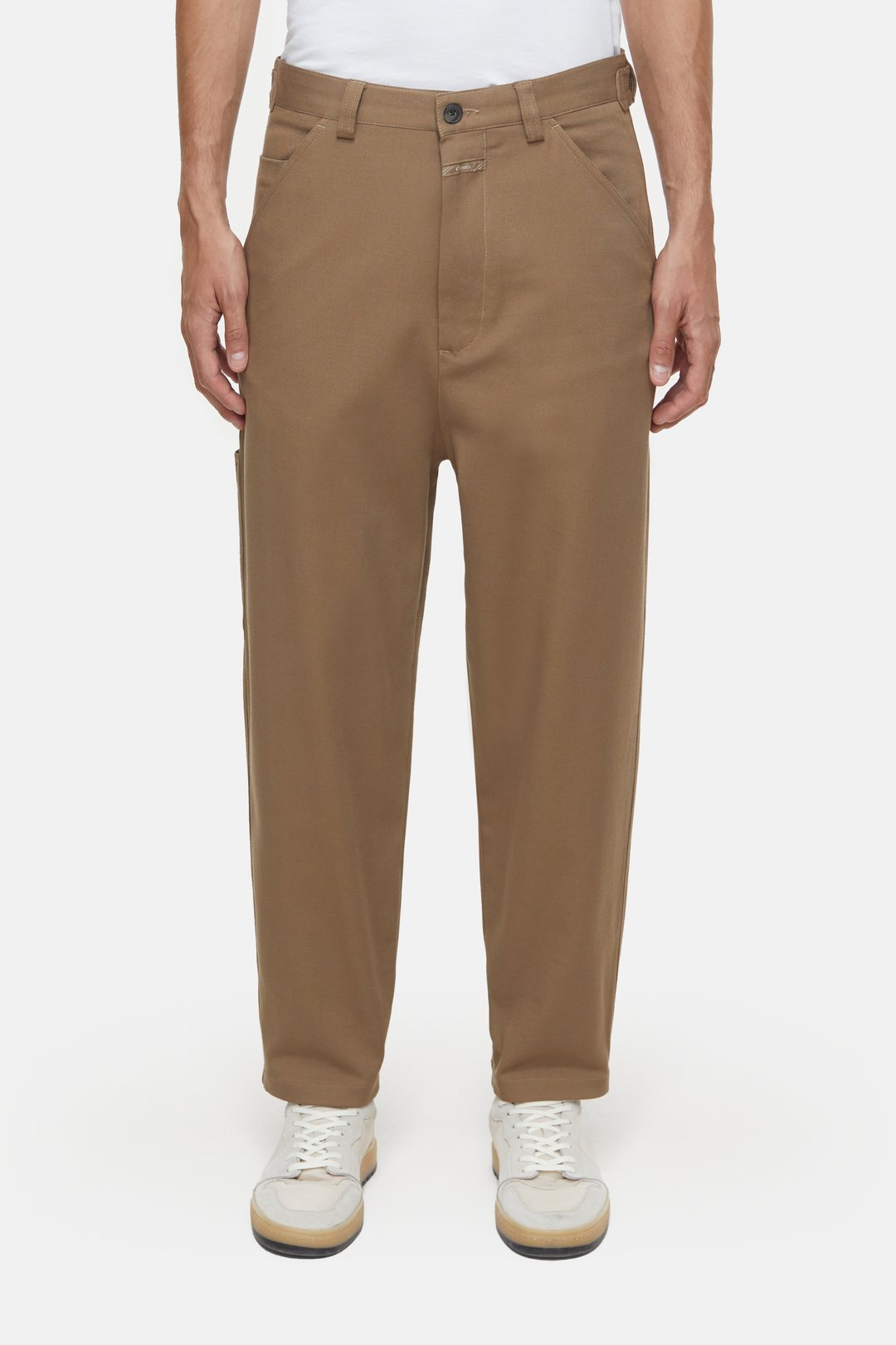 CLOSED MENS DOVER TAPERED PANTS - TEAK WOOD