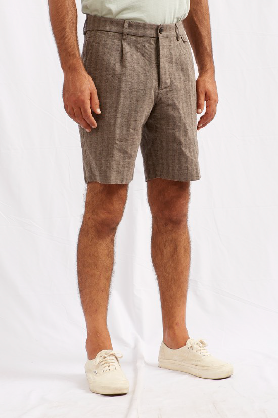 A.B.C.L HALF MINIERA SHORT - BROWN