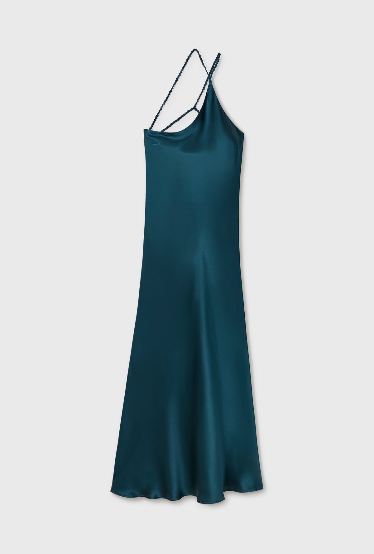 SILK LAUNDRY SLOPE DRESS - 2 COLORS