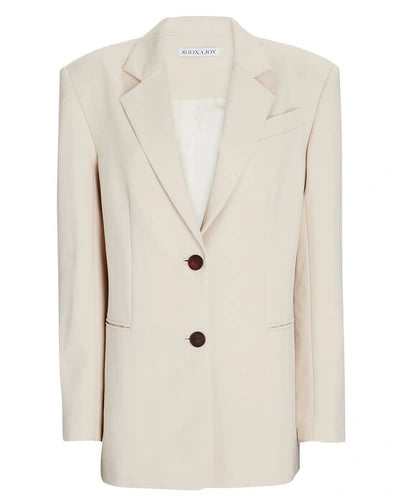 SHONA JOY IRENA OVERSIZED BLAZER - IVORY