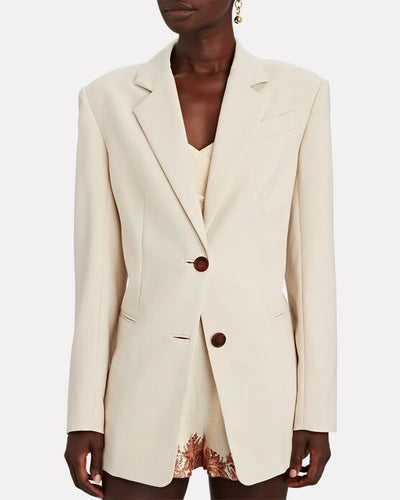 SHONA JOY IRENA OVERSIZED BLAZER - IVORY