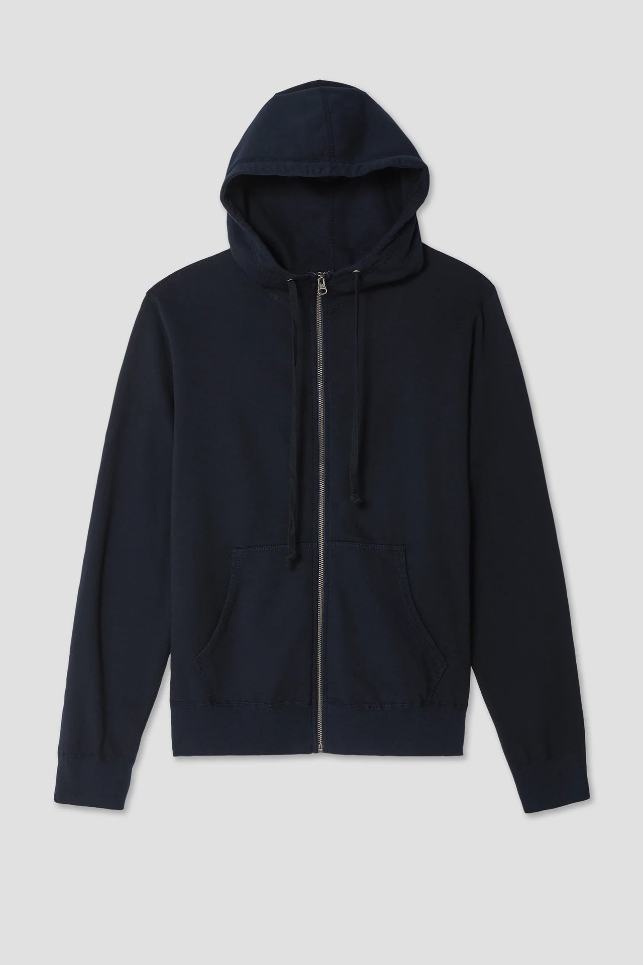 SAVE KHAKI L/S SUPIMA PULLOVER HOODED SWEATSHIRT- NAVY