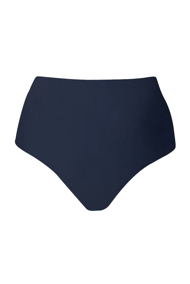 ANEMOS THE HIGH-WAIST BIKINI BOTTOM - NAVY