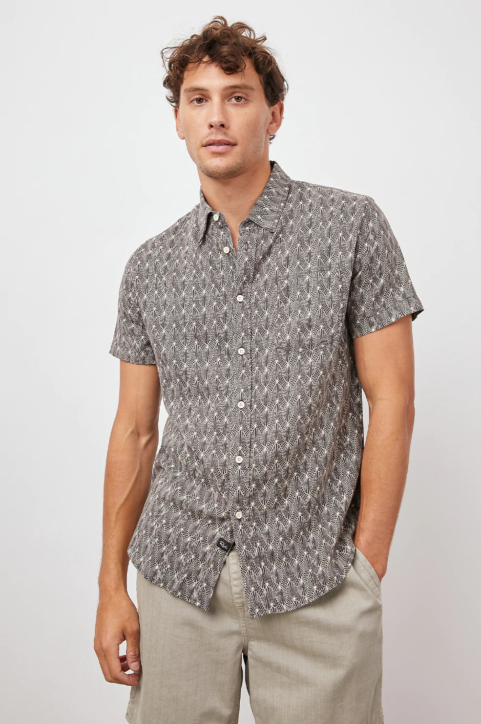 RAILS MENS CARSON SHIRT - TIN STAMP