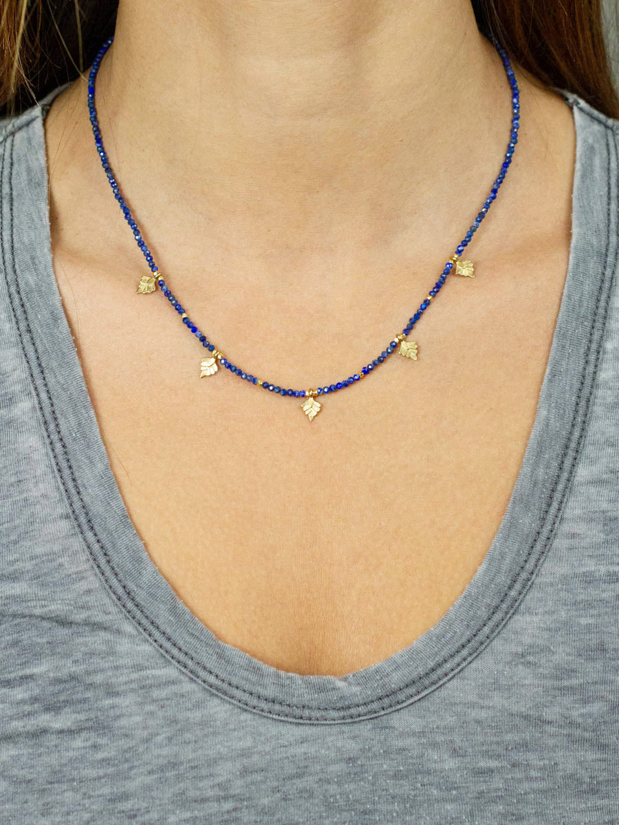 LULU DESIGNS SALINA NECKLACE - LAPIS