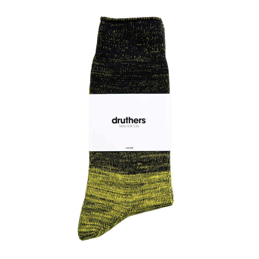 DRUTHERS ORGANIC COTTON GRADIENT CREW SOCK - 5 COLORS