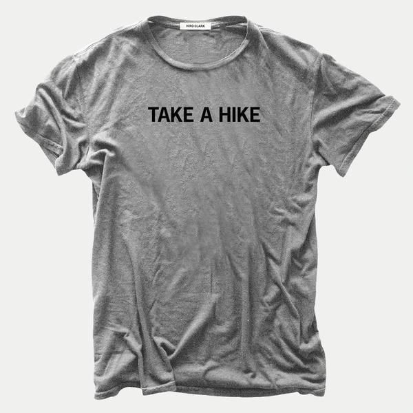 HIRO CLARK TAKE A HIKE TEE- GREY