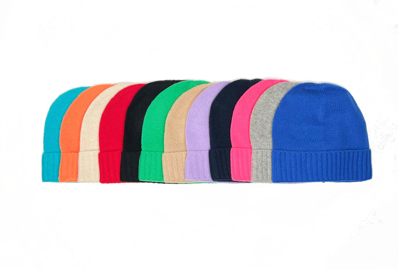 JUMPER1234 PLAIN BEANIE HAT - 12 COLORS AVAILABLE