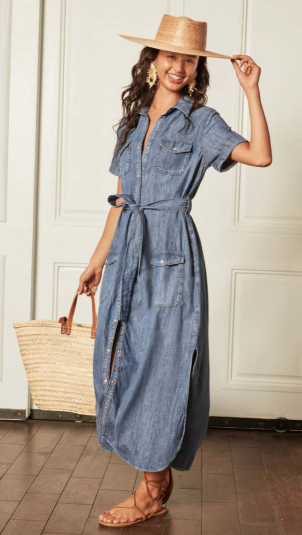 BOYISH THE MARCEL DENIM SHIRT DRESS - WESTWORLD