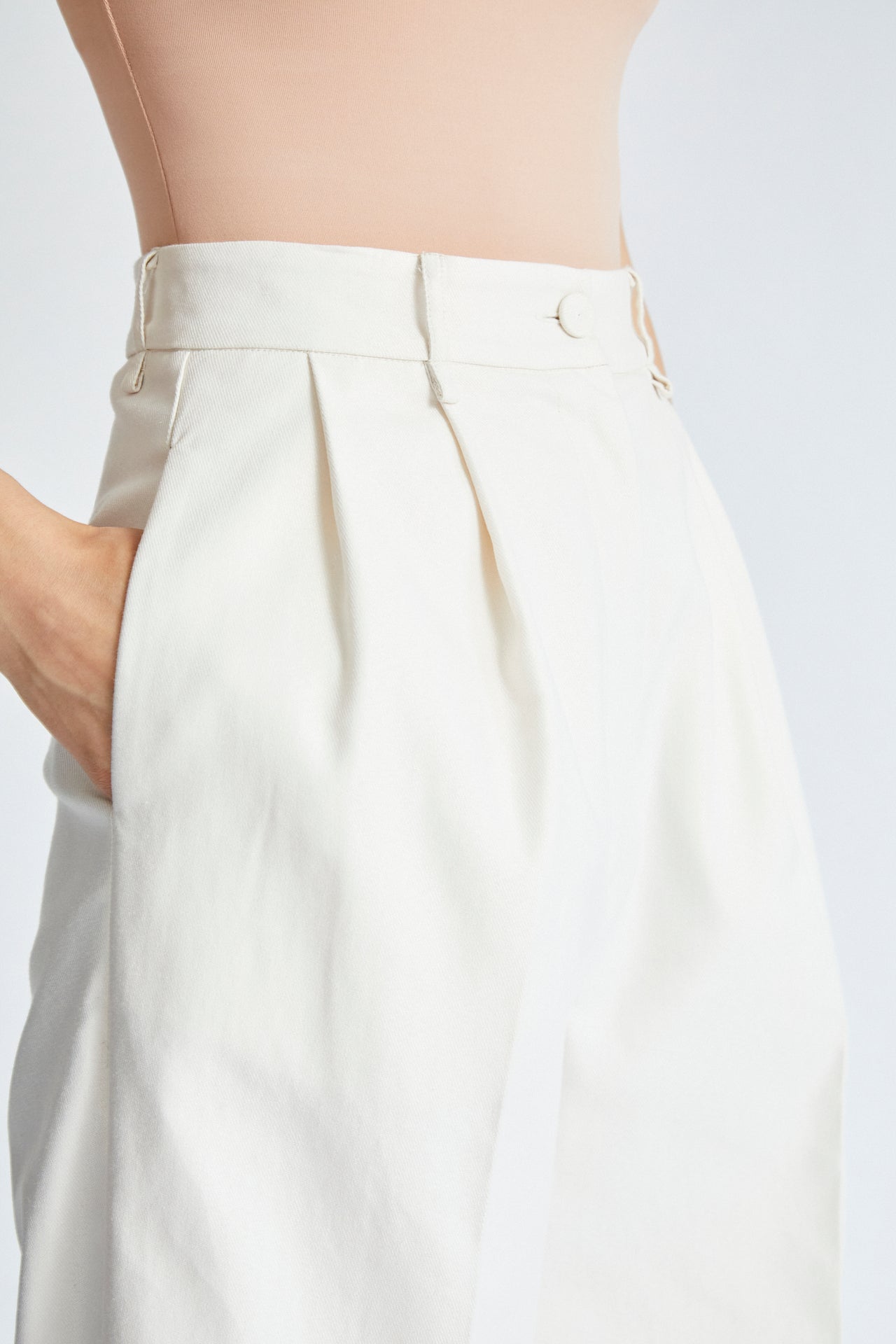 CO|TE LAVINIA PANT - WHITE