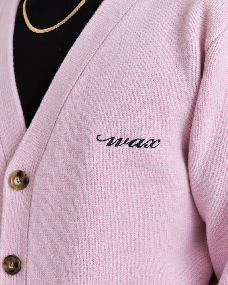 WAX LONDON SCHILL CARDIGAN - PLAIN PINK