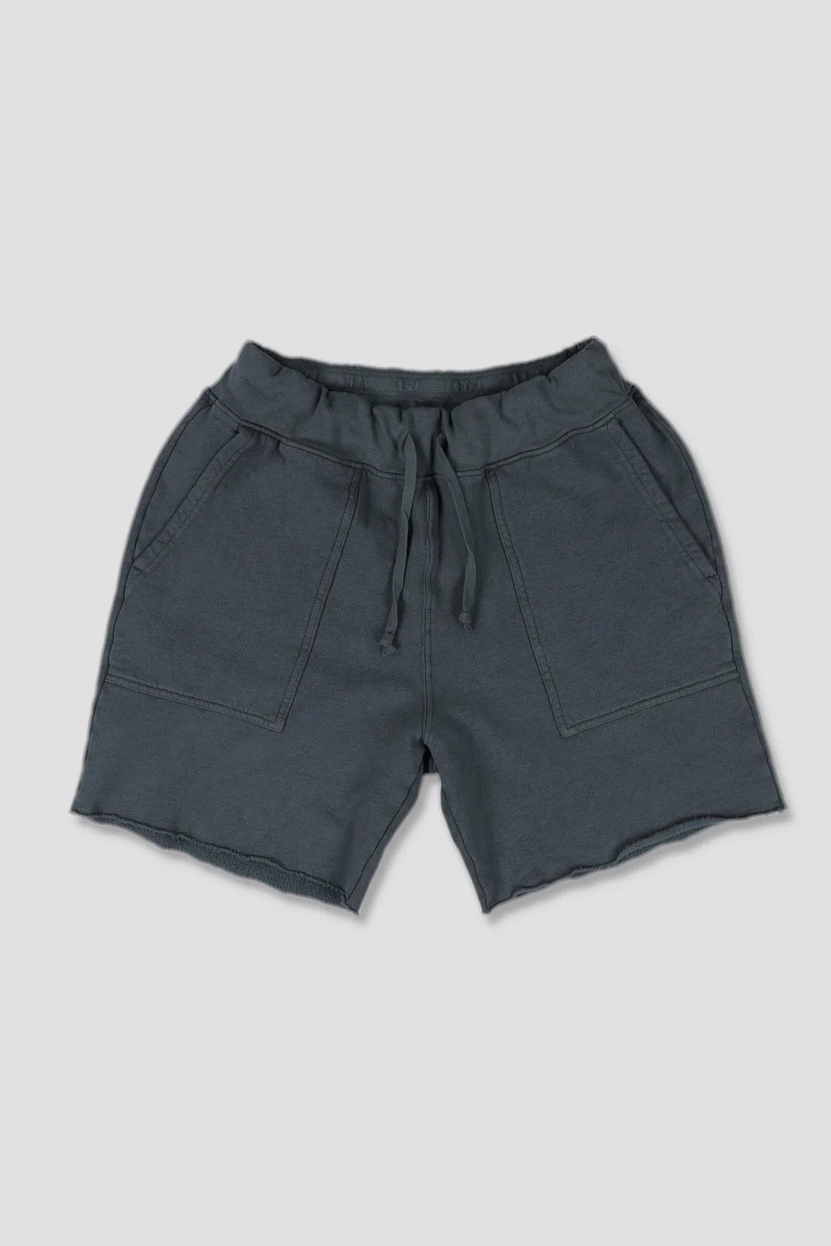 SAVE KHAKI ORGANIC HEATHER FLEECE UTILITY SHORT -  2 COLORS